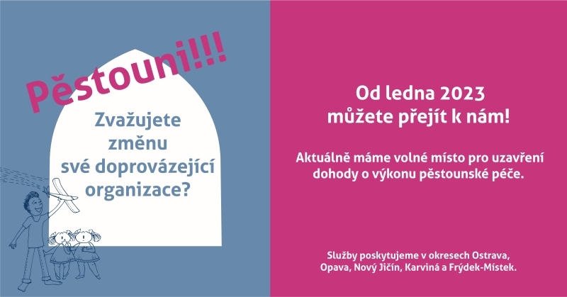 Máme volné místo pro uzavření dohody o výkonu pěstounské péče