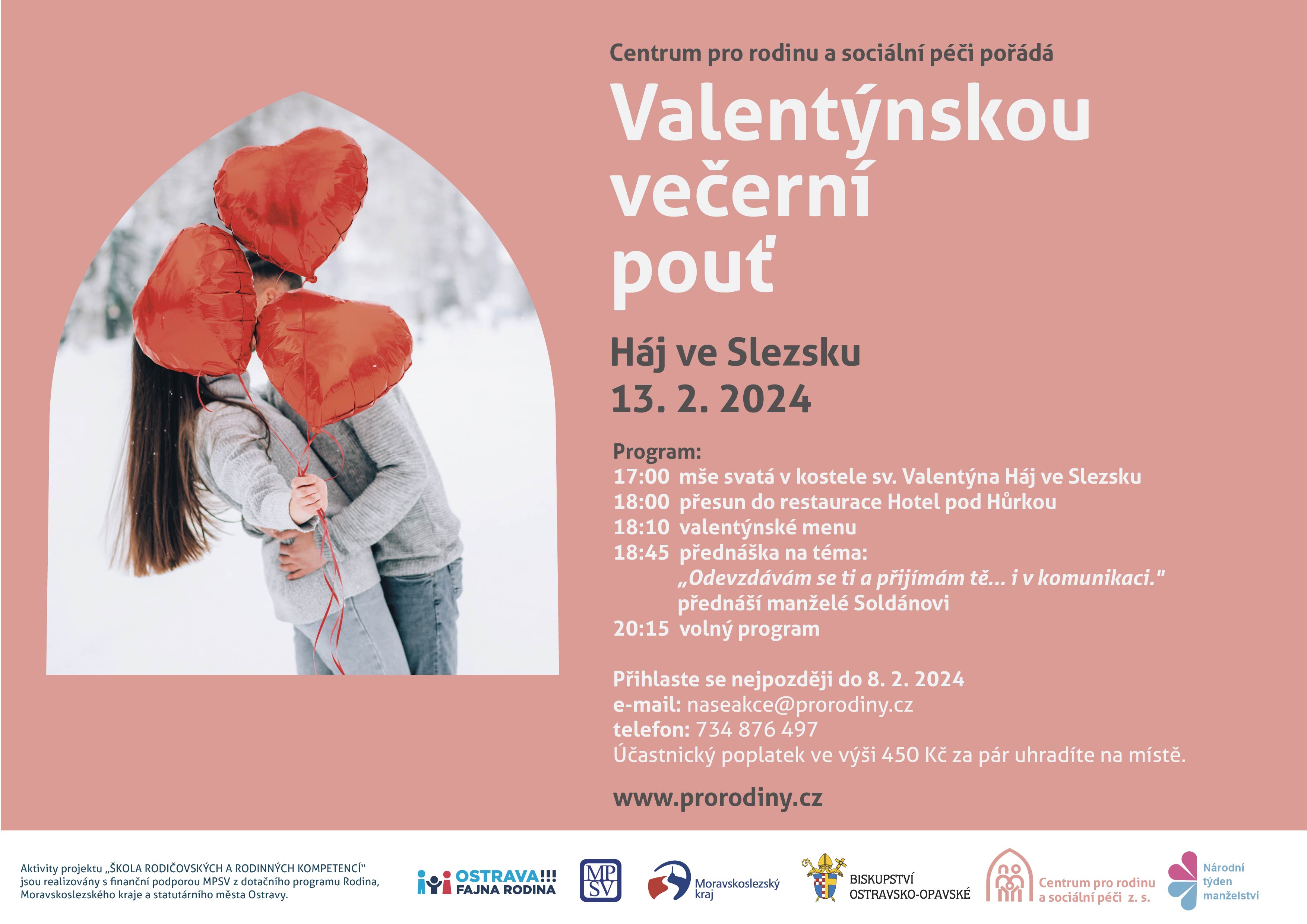 obrázek Valentýnská večerní pouť