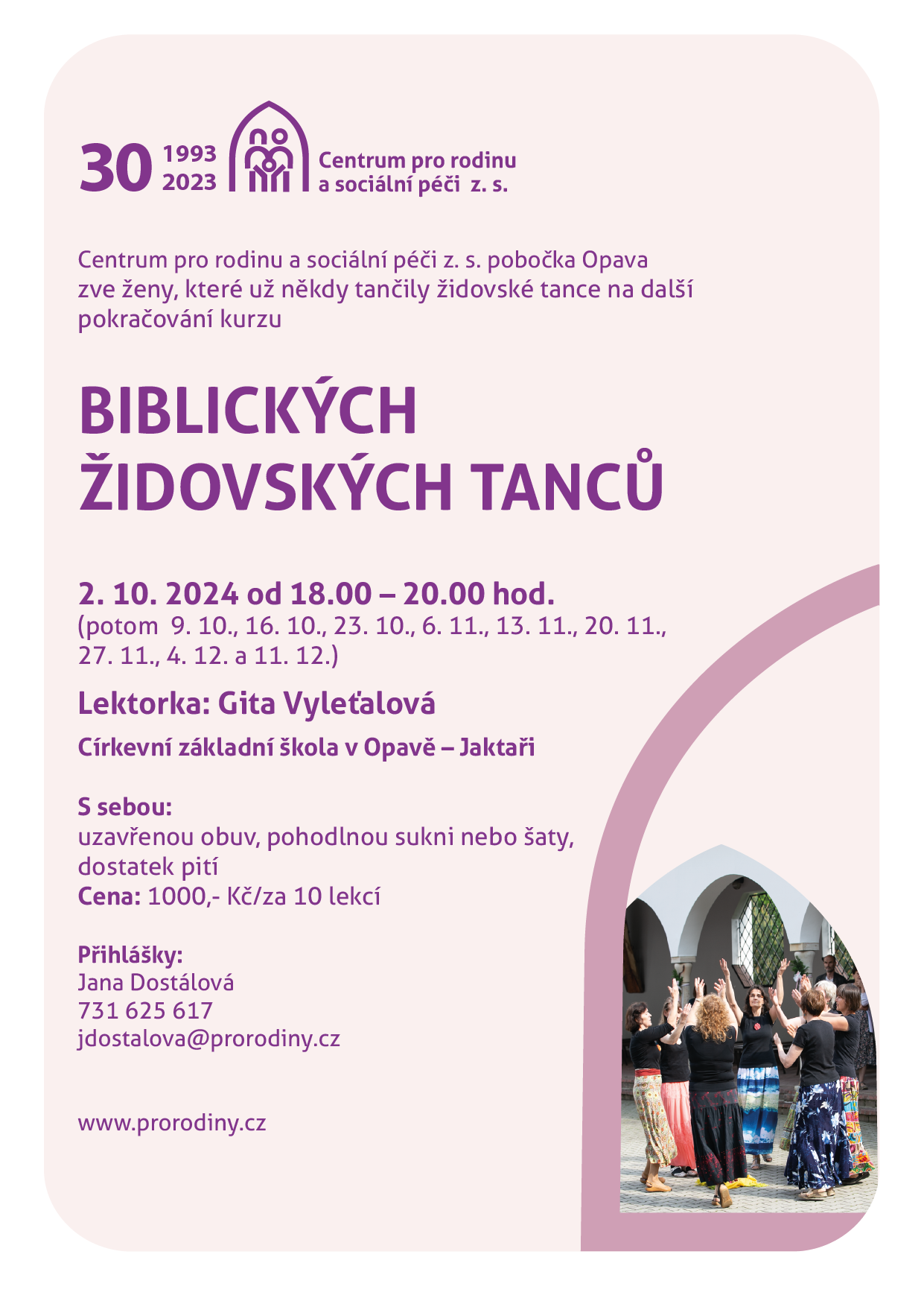 obrázek Kurz biblických a židovských tanců