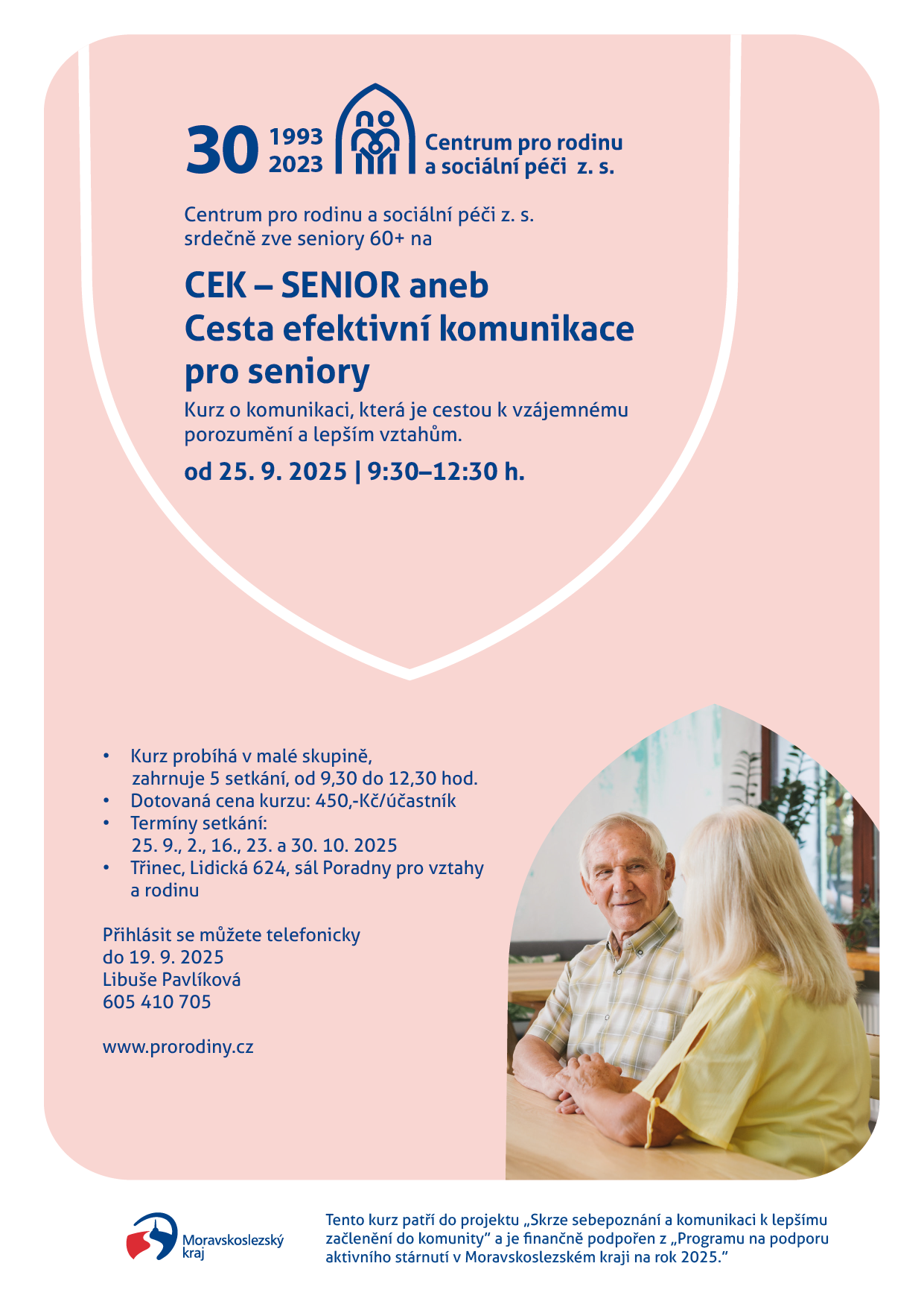 plakát Cesta efektivní komunikace pro seniory