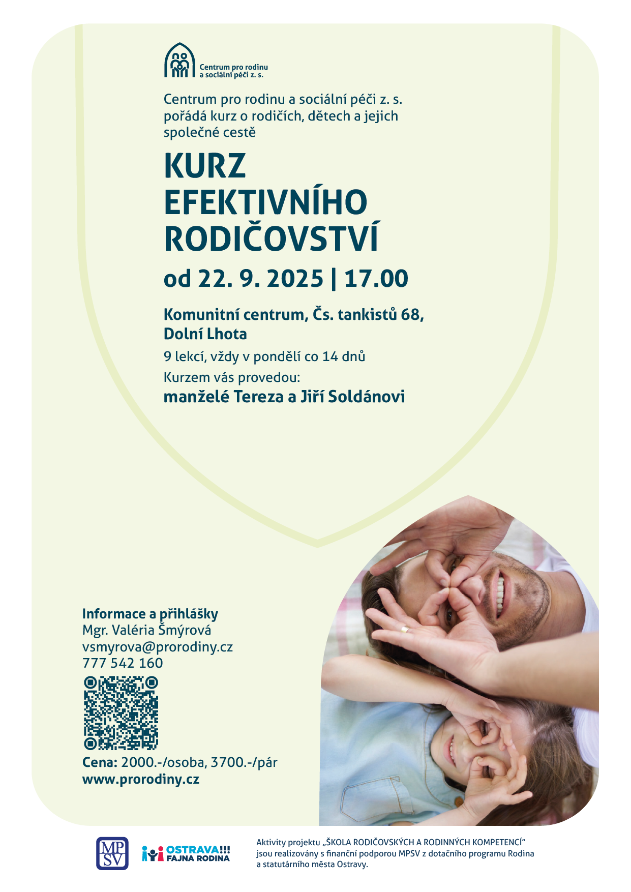 plakát Kurz efektivního rodičovství