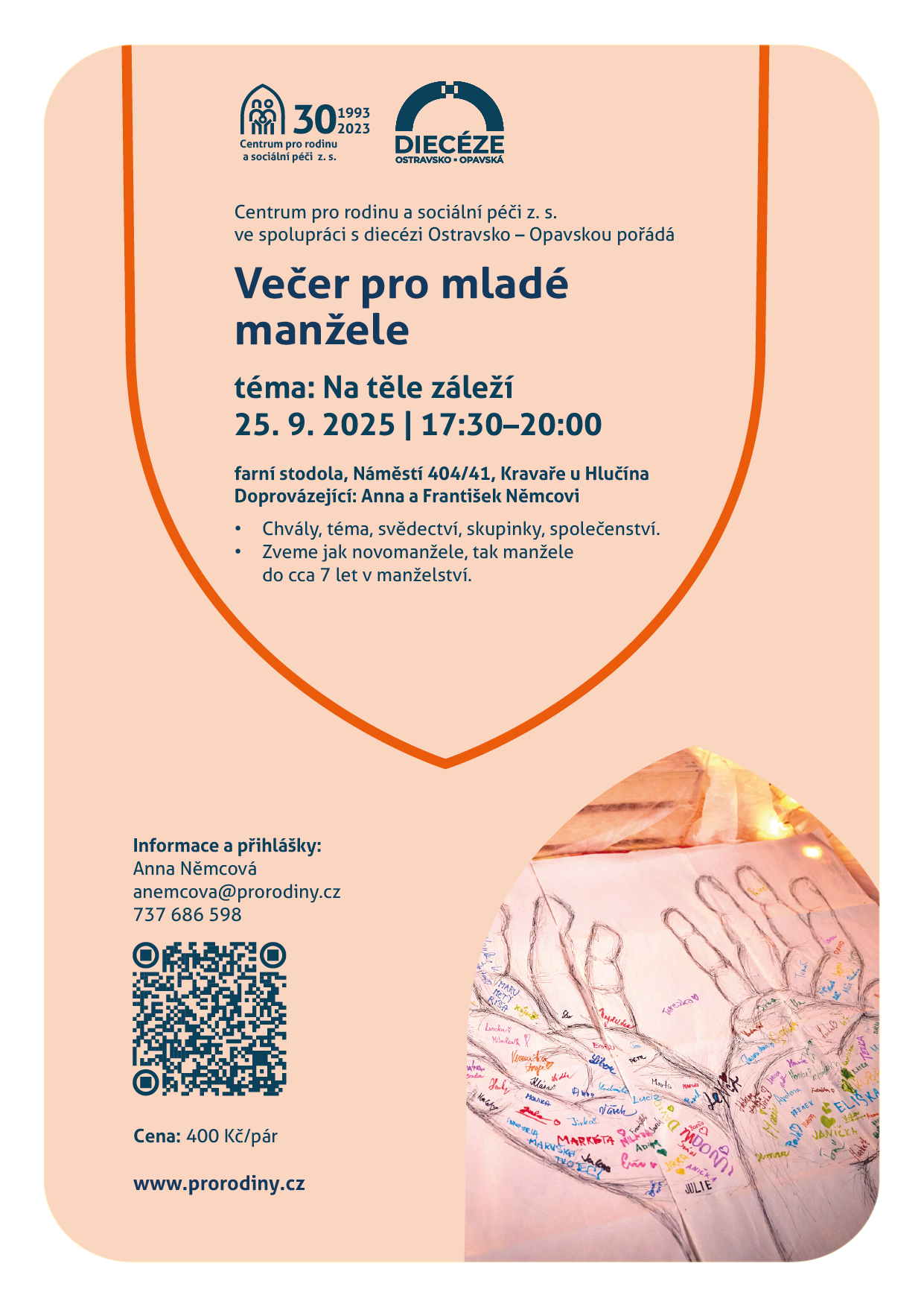 obrázek Večer pro mladé manžele