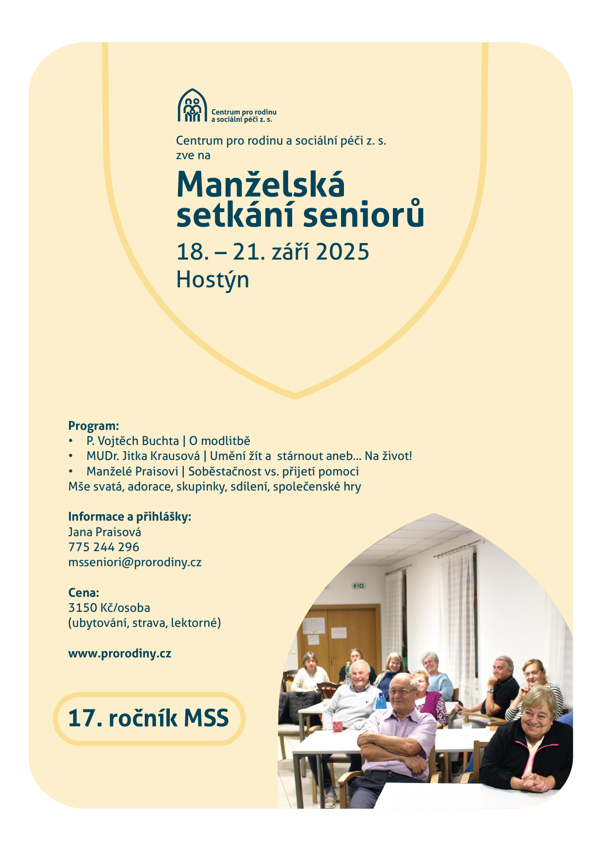 plakát Manželská setkání seniorů
