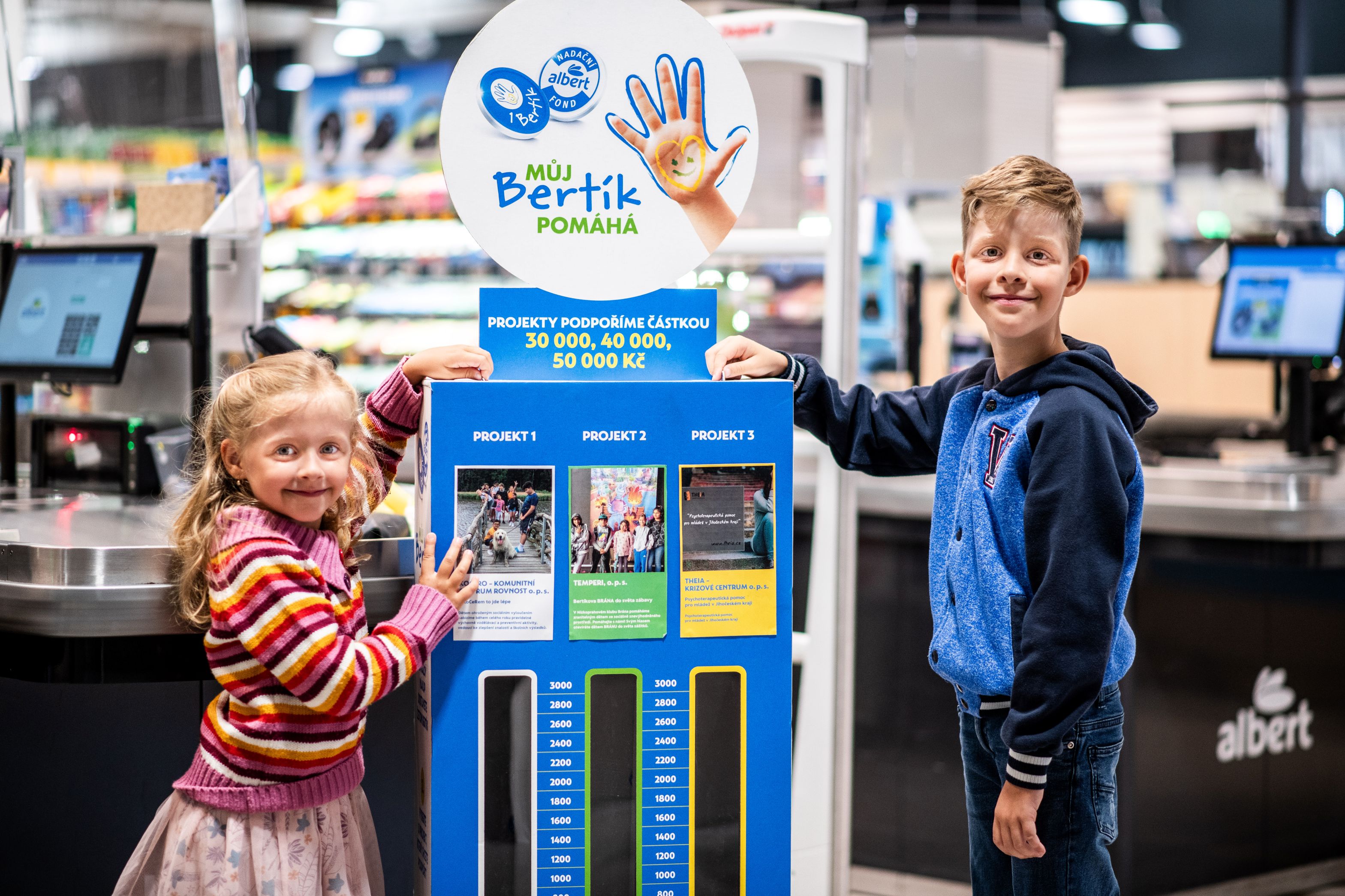 Hlasujte pro nás v prodejnách Albert