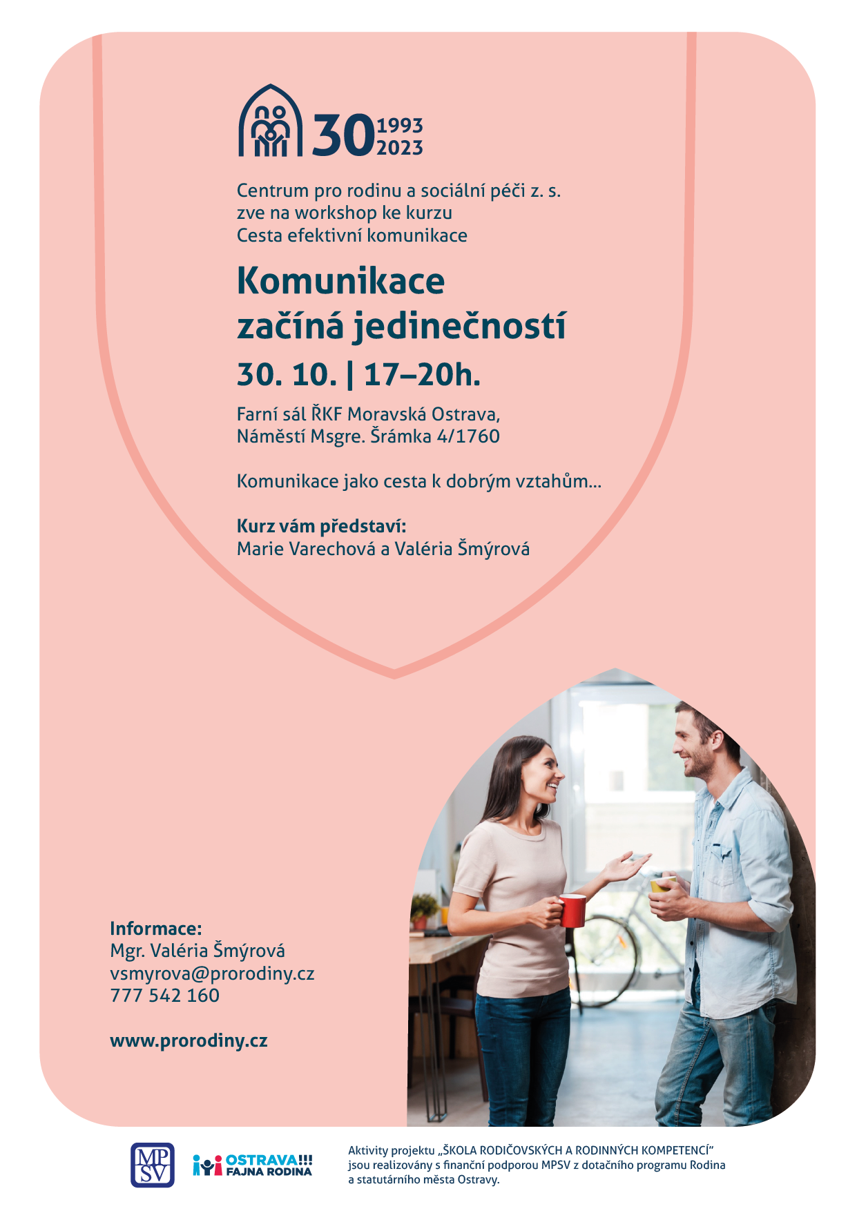 Komunikace začíná jedinečností plakát Komunikace začíná jedinečností