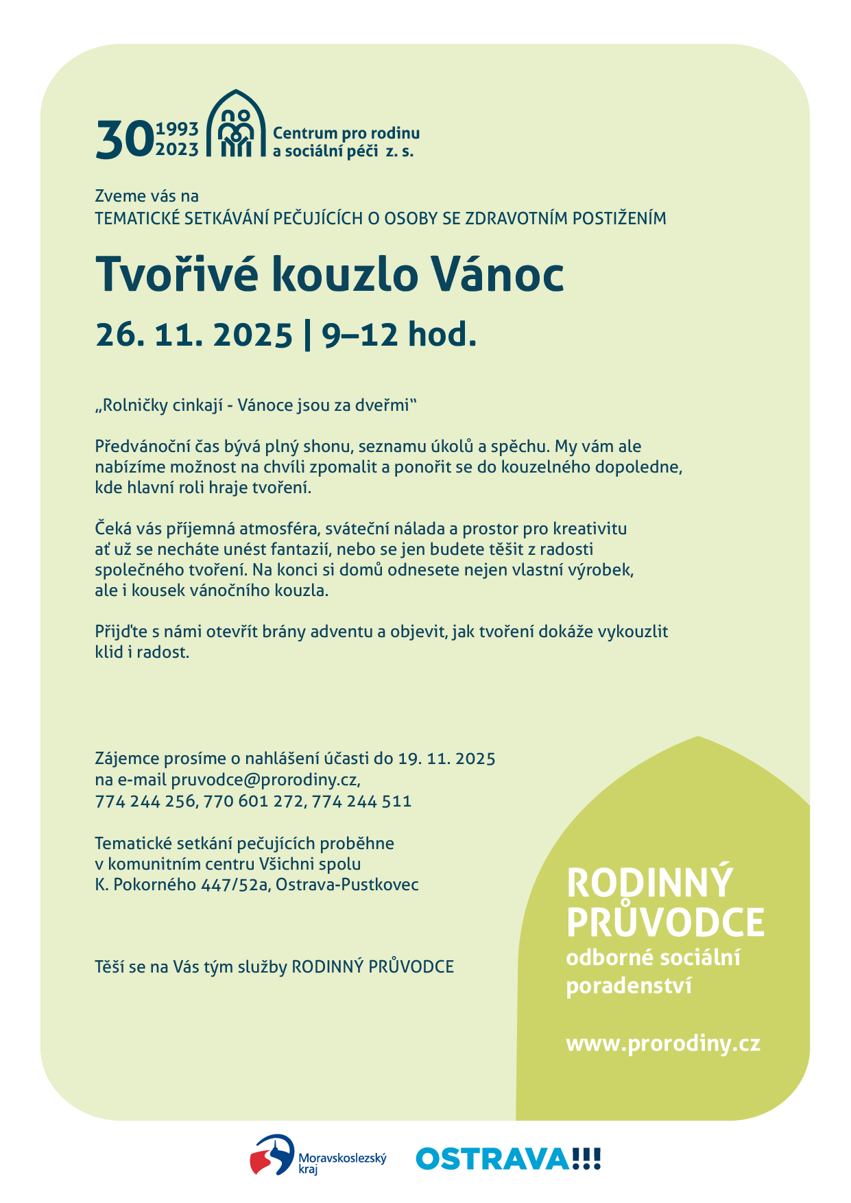 plakát Tvořivé kouzlo Vánoc