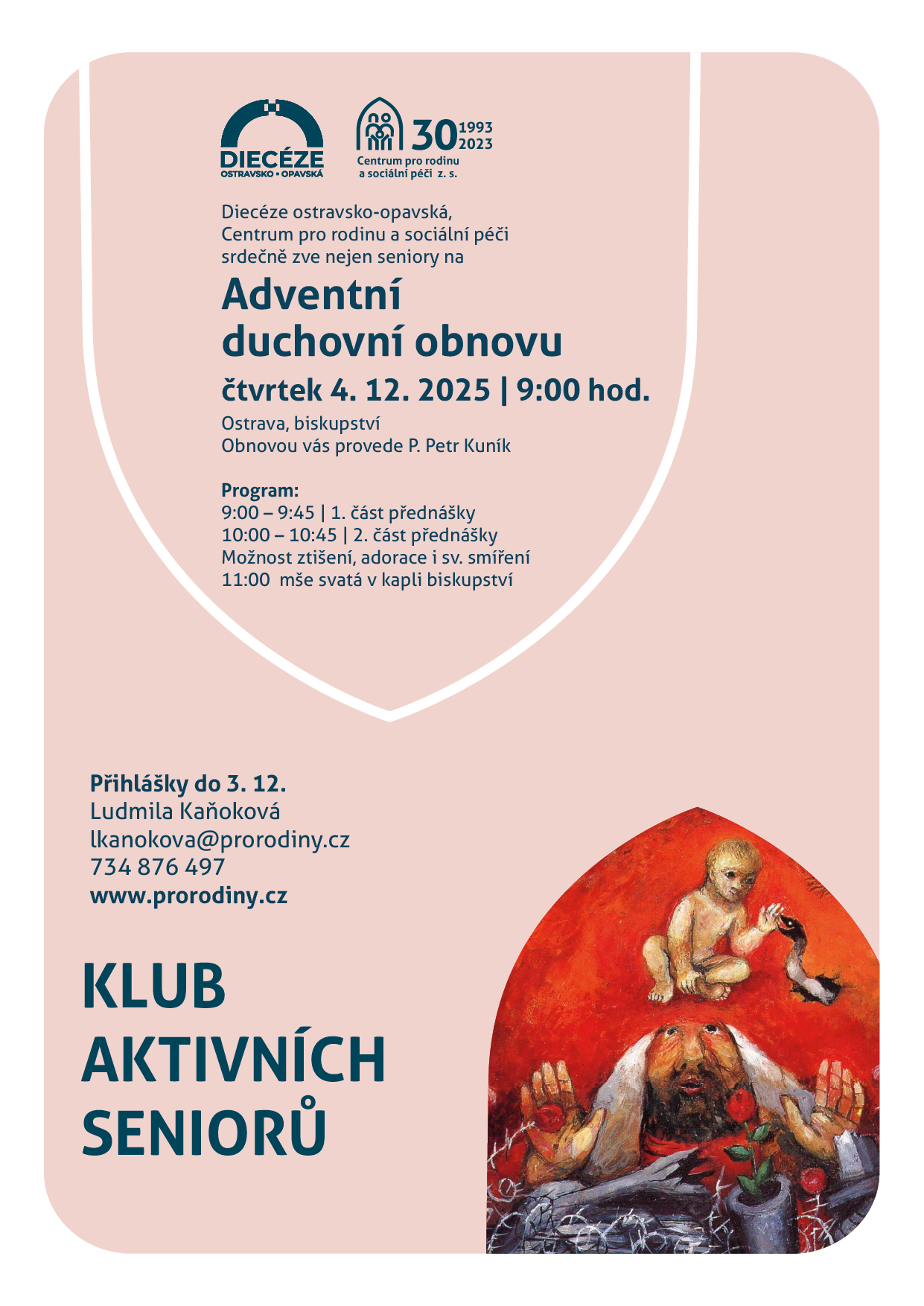 plakát Adventní duchovní obnova