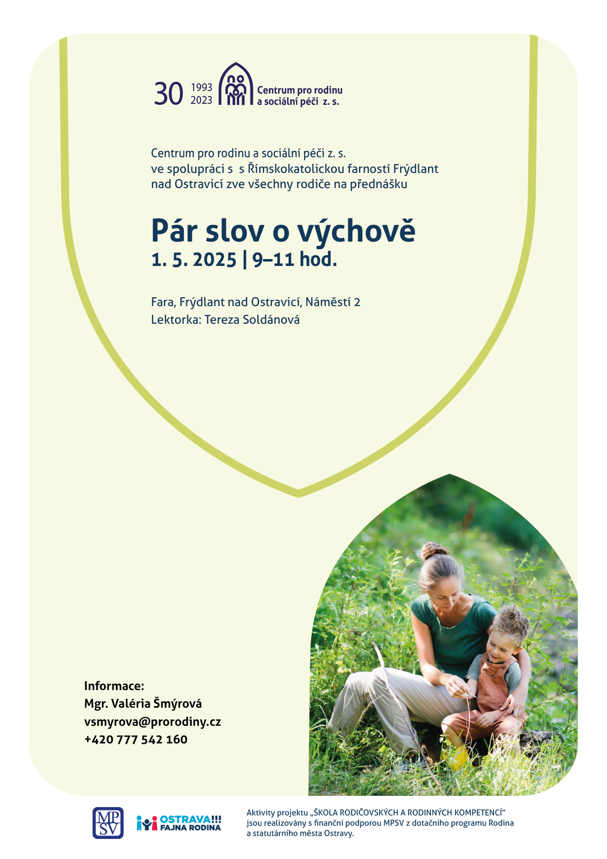 plakát Pár slov o výchově