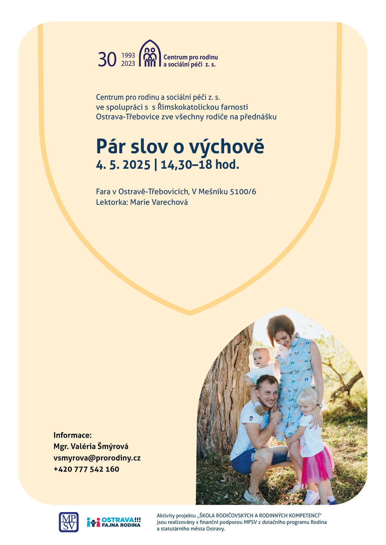 plakát Pár slov o výchově