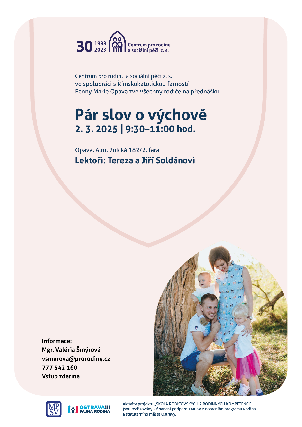 plakát Pár slov o výchově