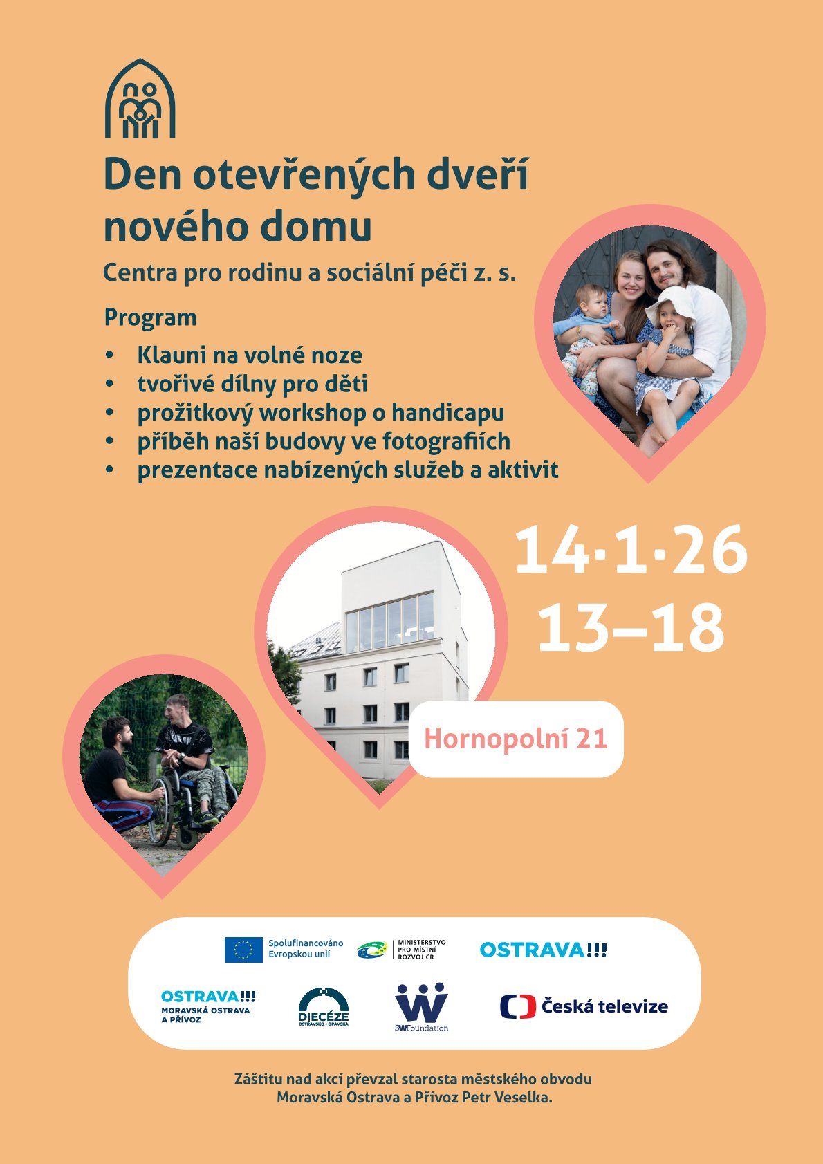 plakát Den otevřených dveří nového domu