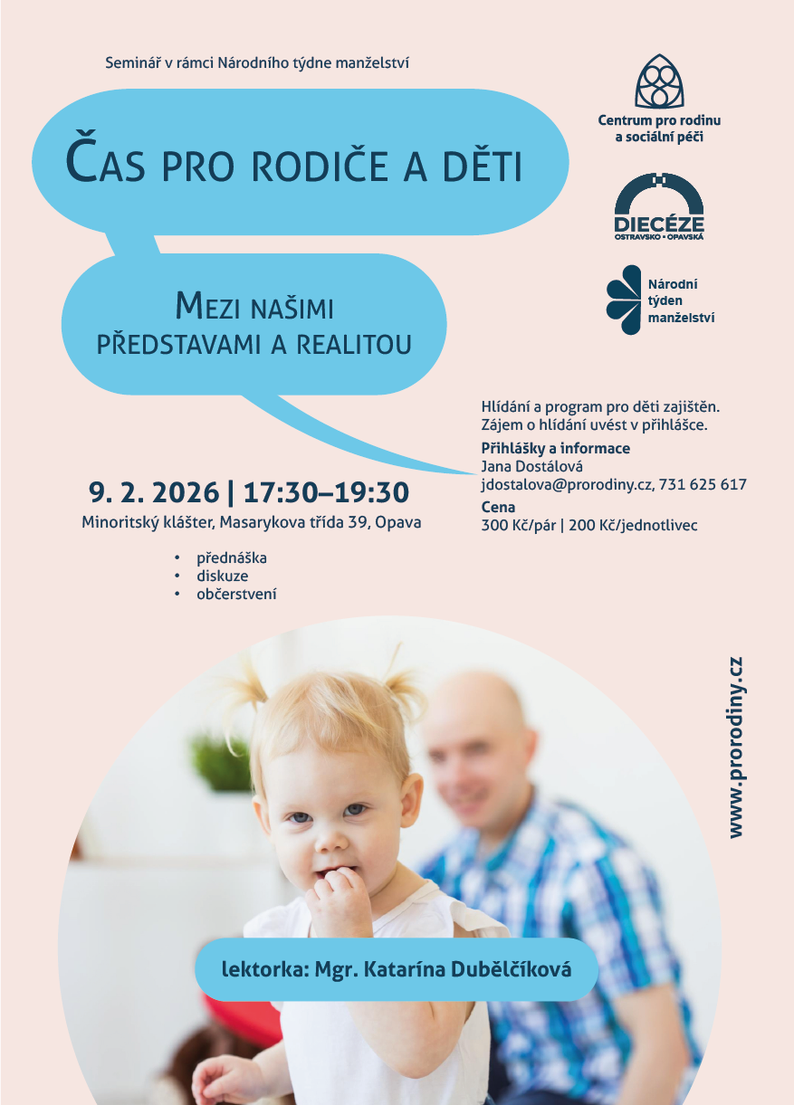 plakát Čas pro rodiče a děti