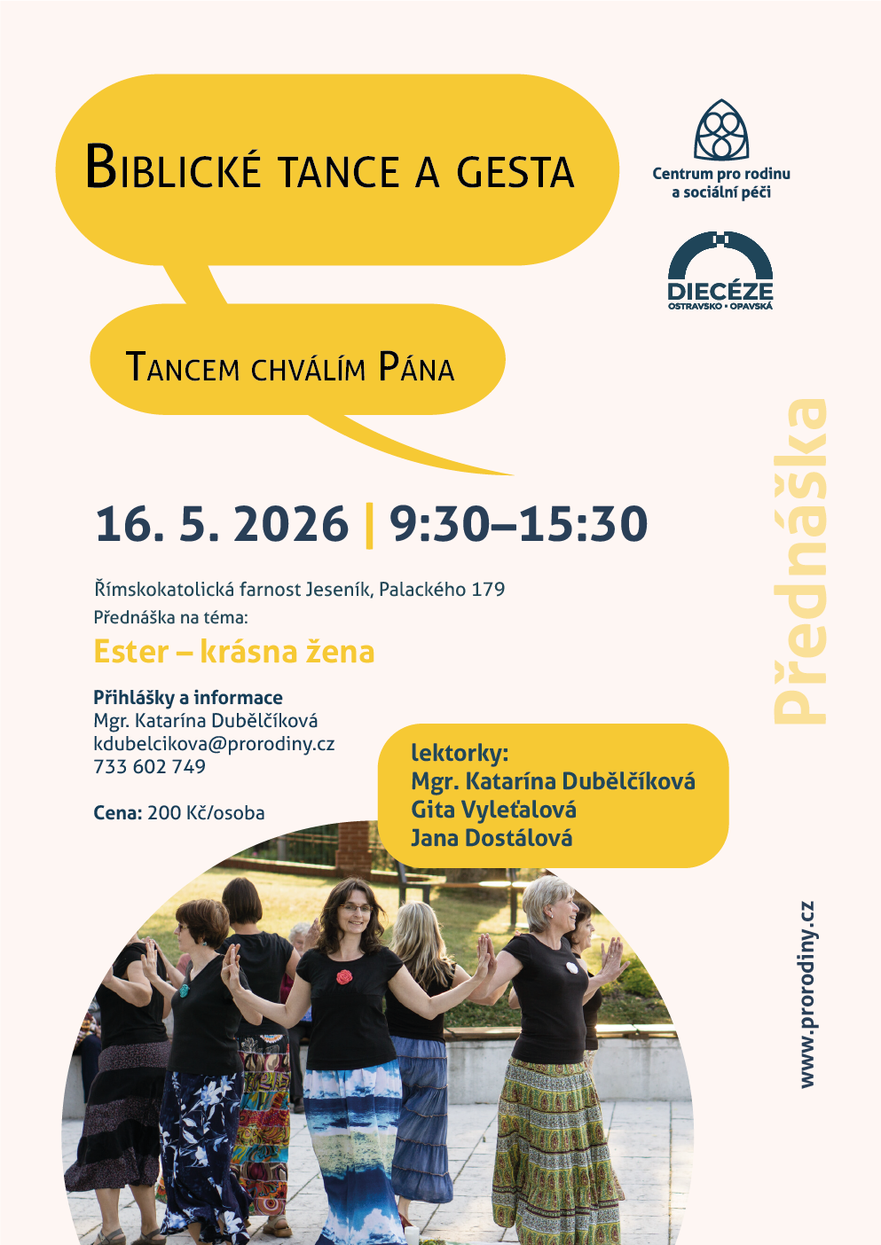 plakát Tancem chválím Pána