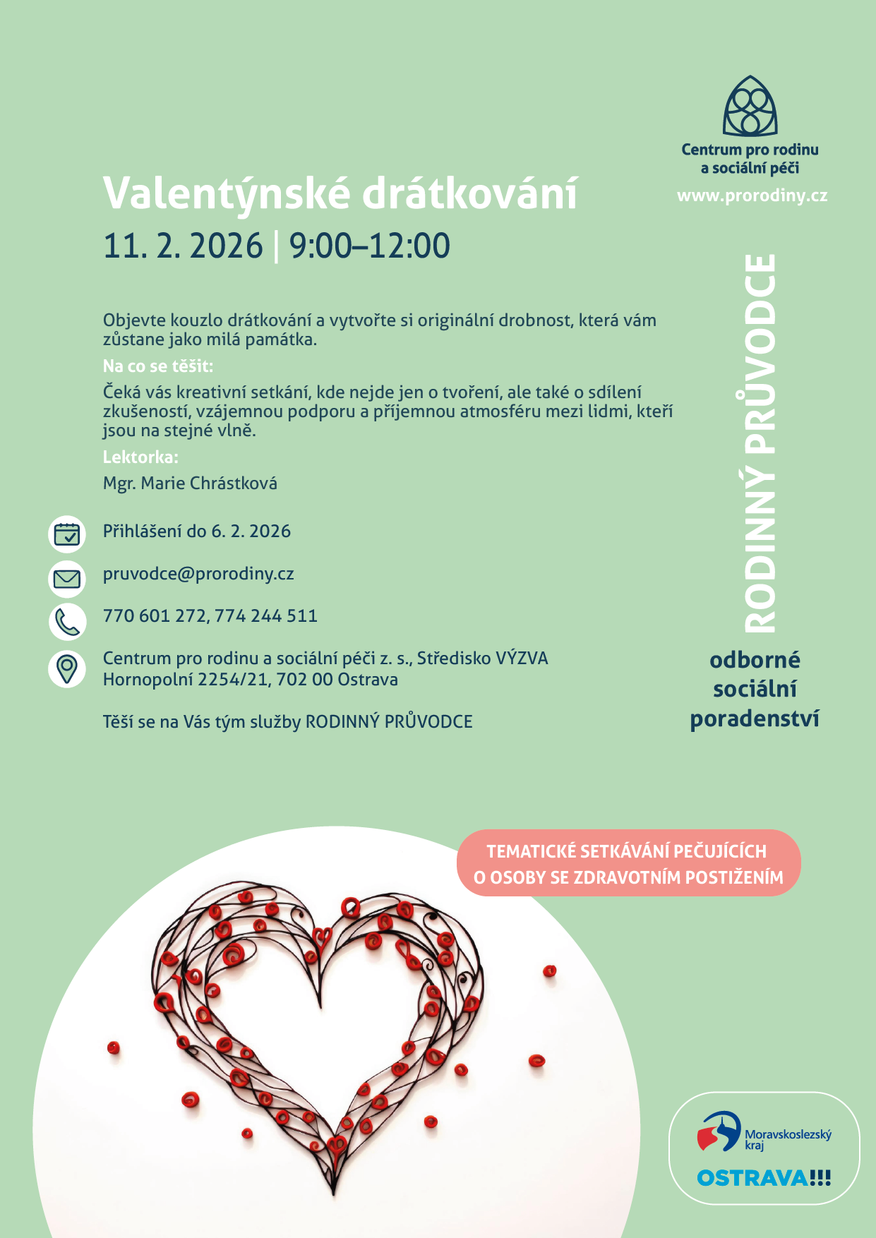 plakát Valentýnské drátkování