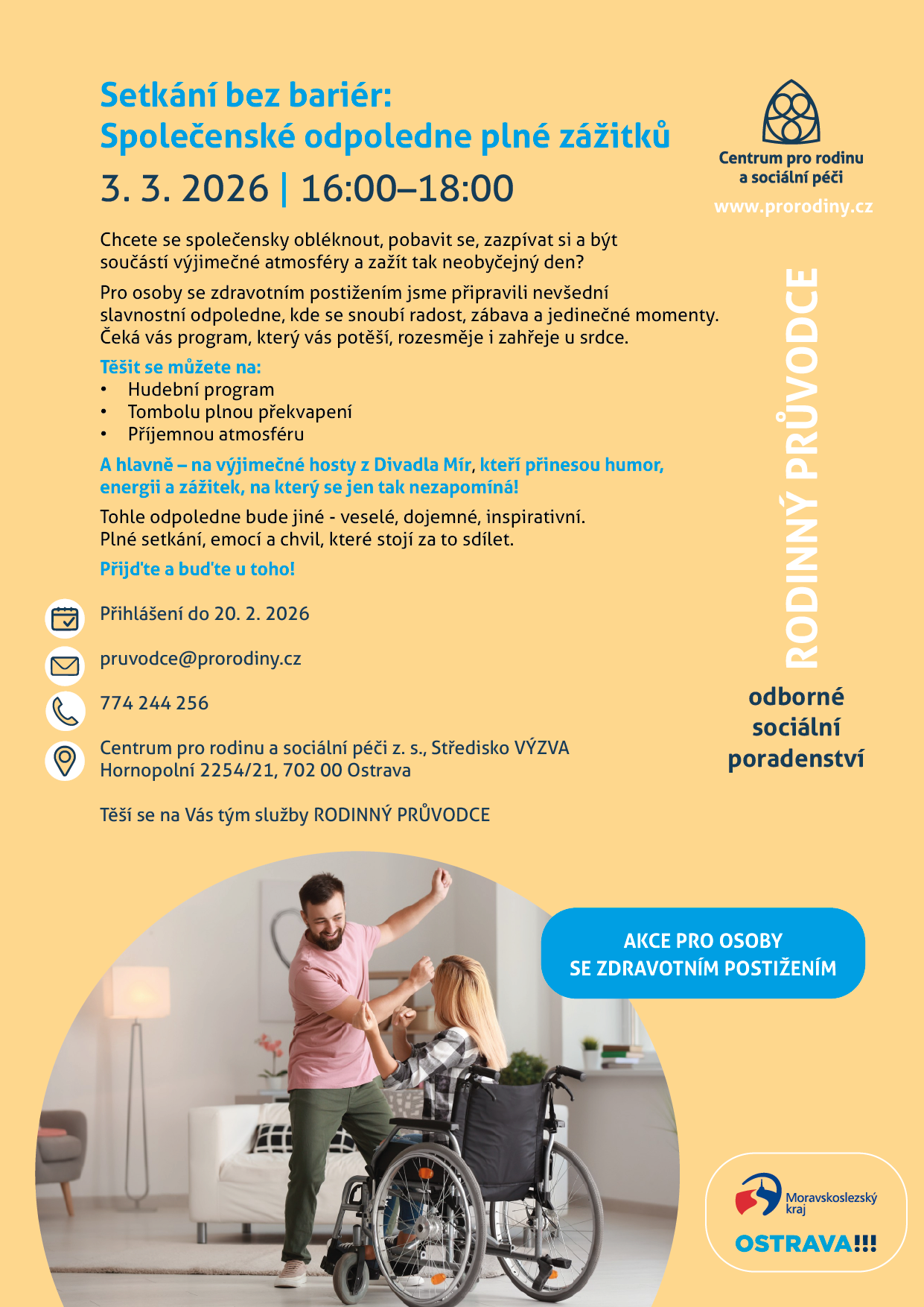 plakát Setkání bez bariér