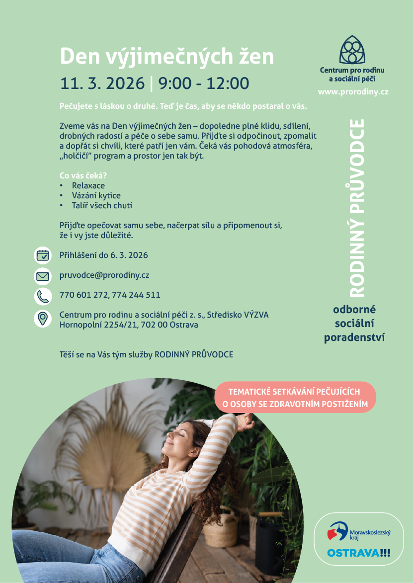 plakát Den výjimečných žen