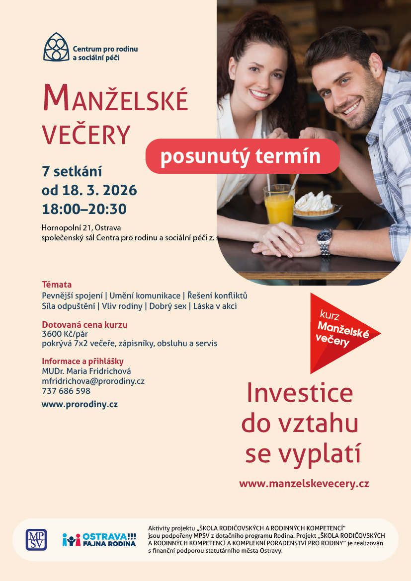 plakát Manželské večery
