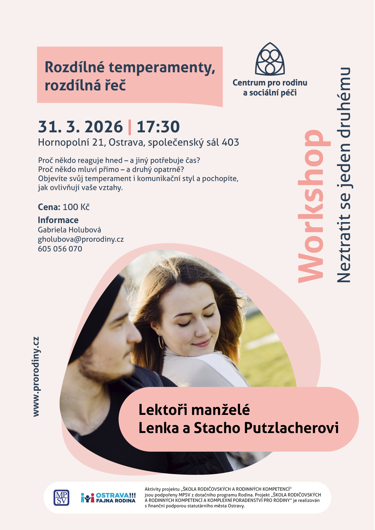 plakát Rozdílné temperamenty, rozdílná řeč