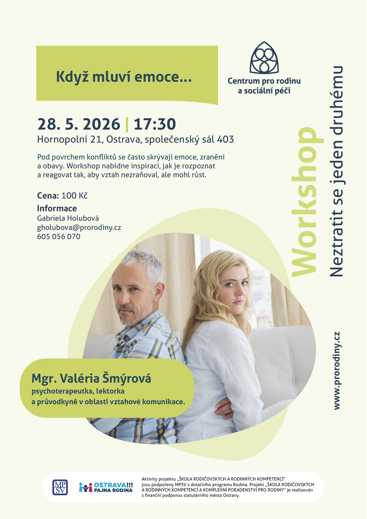 plakát Když mluví emoce