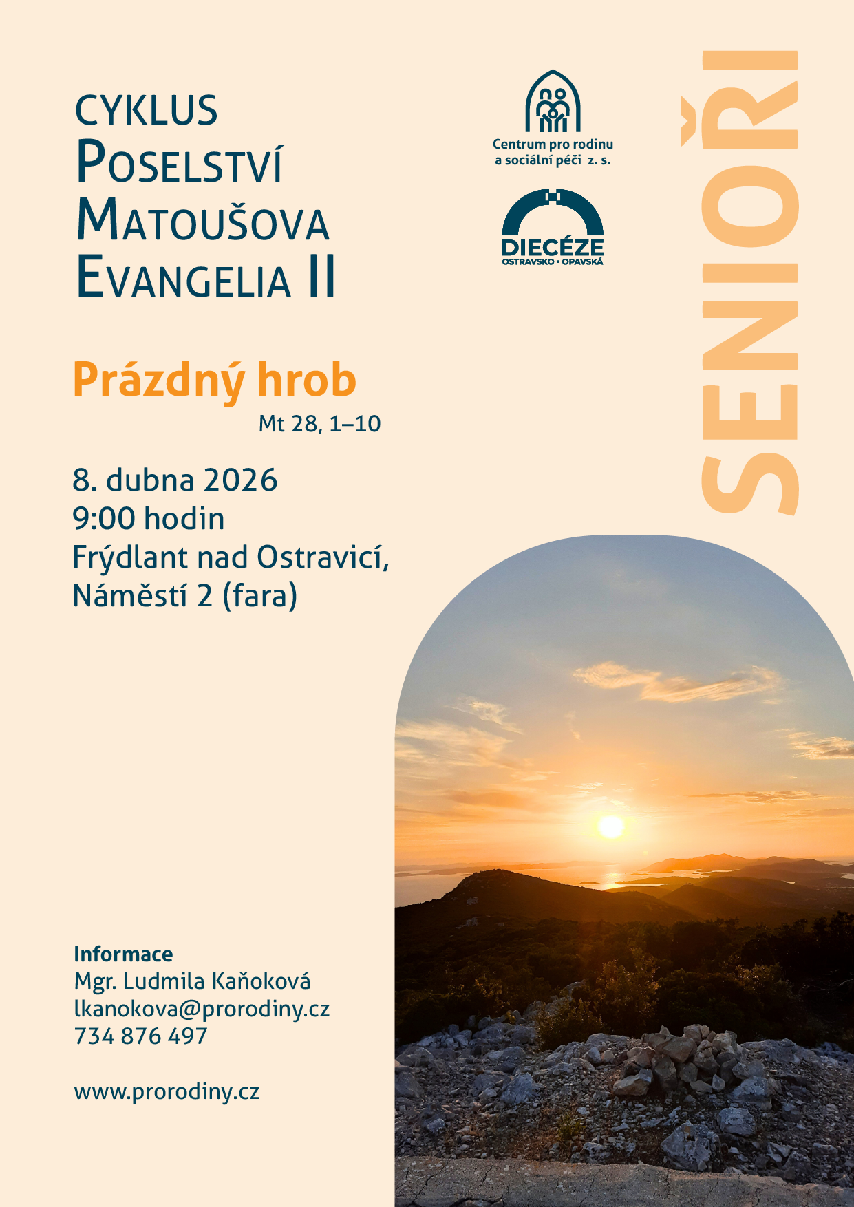 plakát Poselství Matoušova evangelia II.