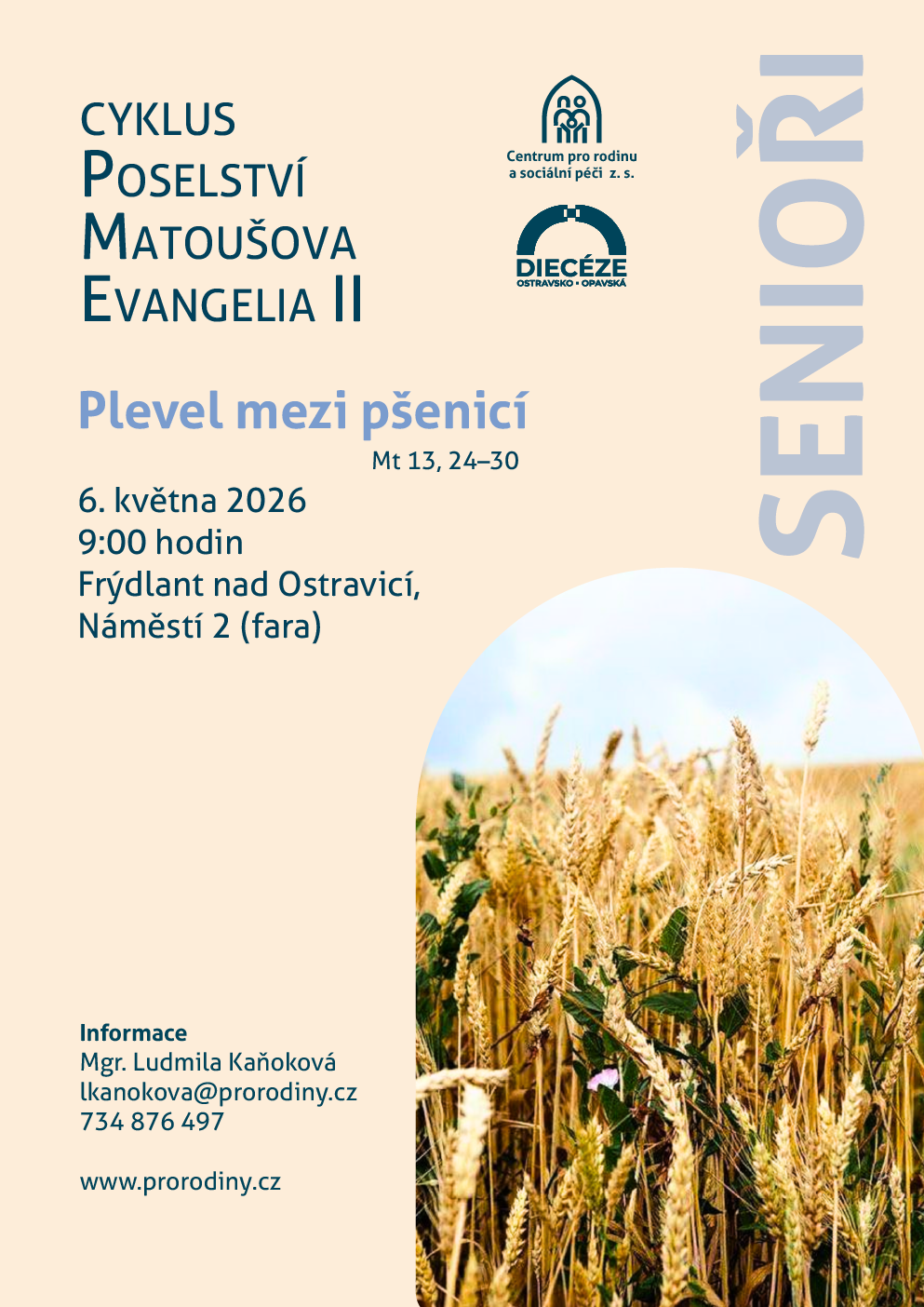 plakát Poselství Matoušova evangelia II.