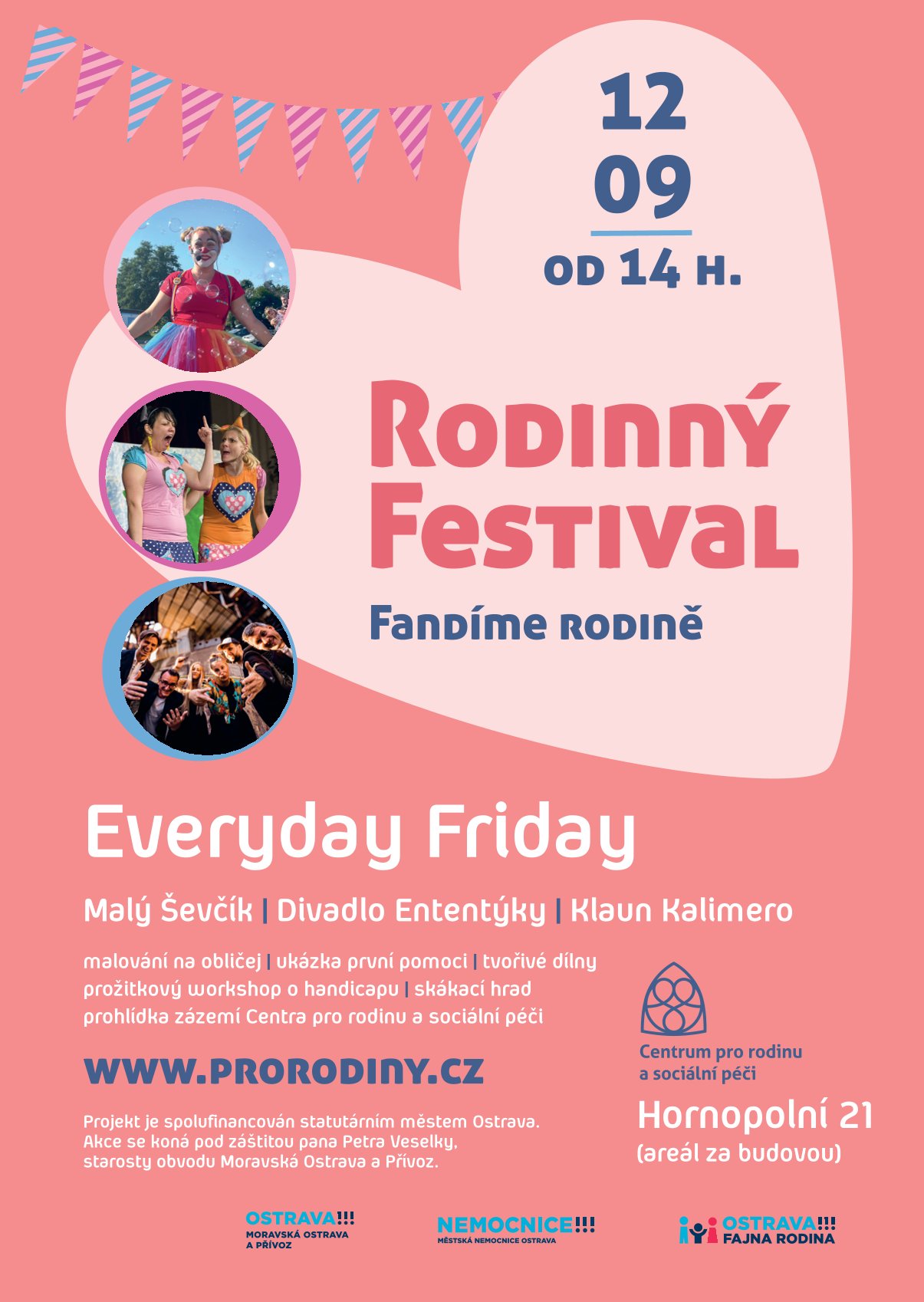 plakát Rodinný festival Fandíme rodině