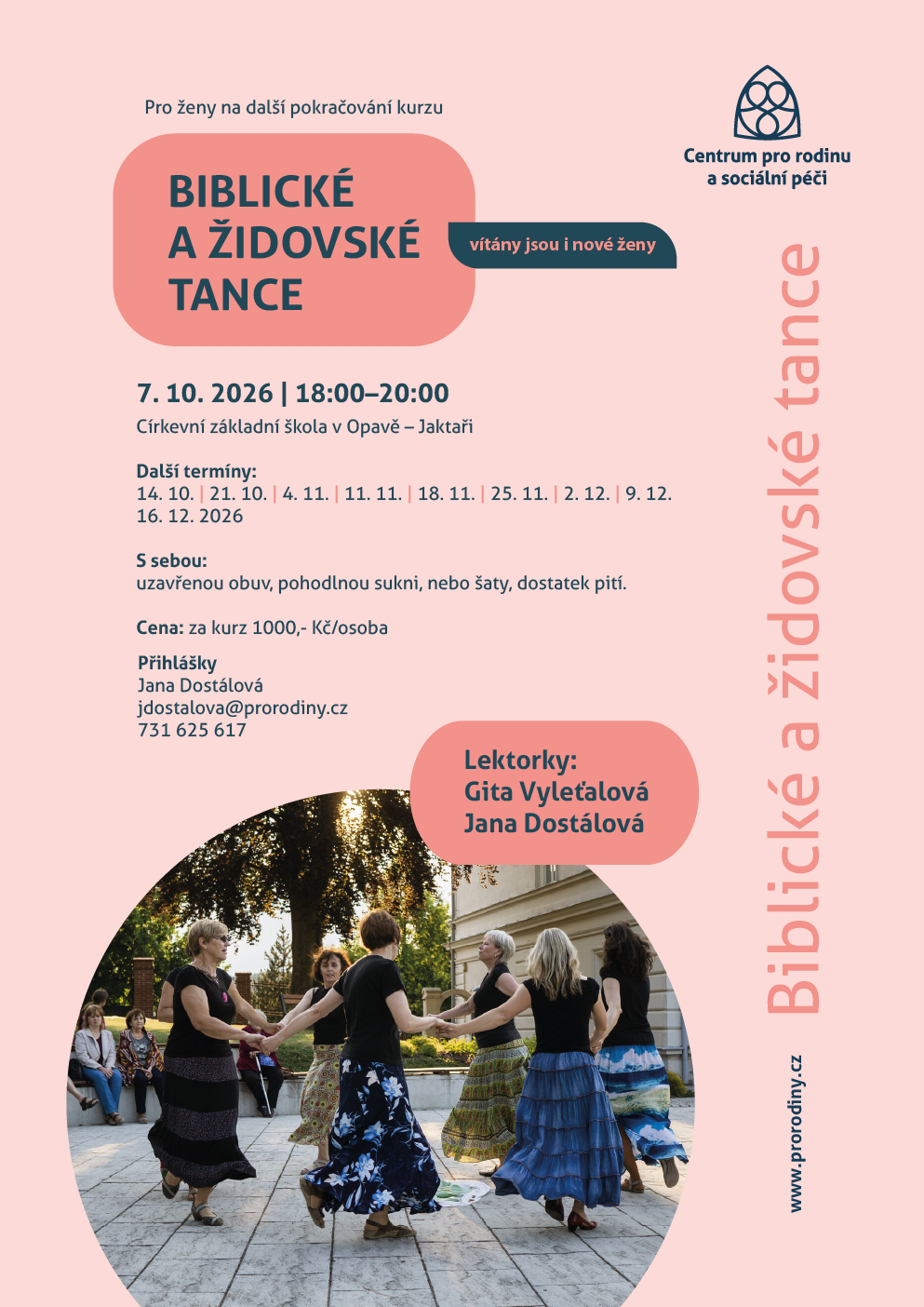 plakát Kurz biblických židovských tanců