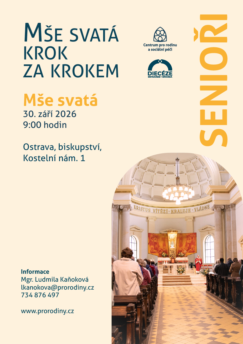 plakát Mše svatá krok za krokem