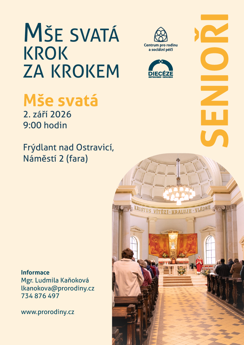 plakát Mše svatá krok za krokem