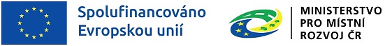 loga Spolufinancováno Evropskou unií a Ministerstvem pro místní rozvoj ČR