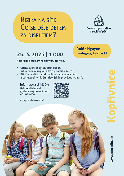 plakát Rizika na síti