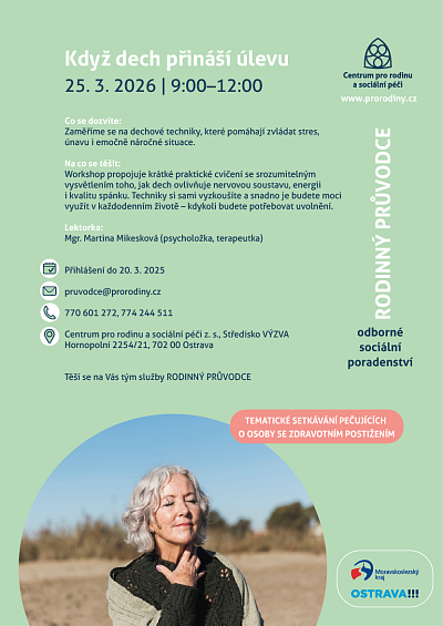 plakát Když dech přináší úlevu