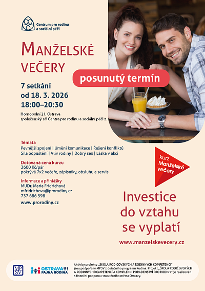 plakát Manželské večery