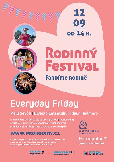 plakát Rodinný festival Fandíme rodině