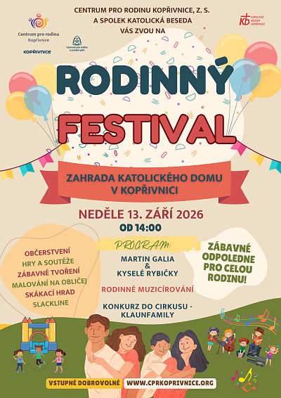 plakát Rodinný festival