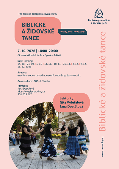 plakát Kurz biblických židovských tanců