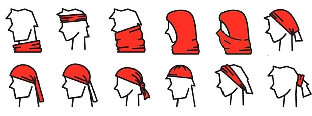 Multifunkční šátek