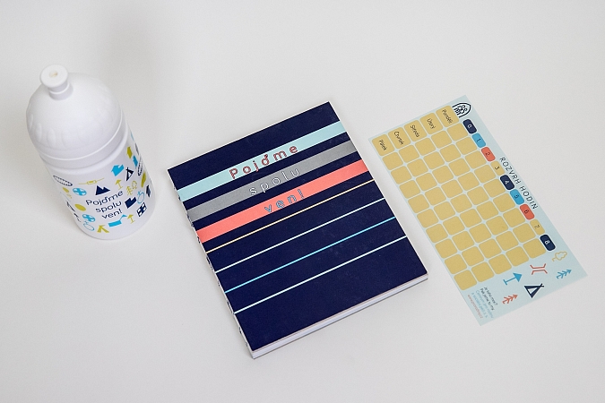 Zdravá láhev + deník + rozvrh